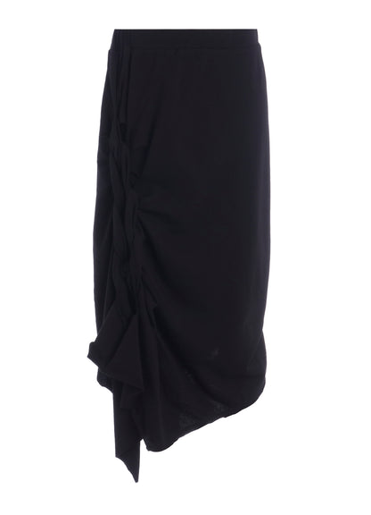 HIGH TWISTED FRENCH TERRY BRAIDED SKIRT