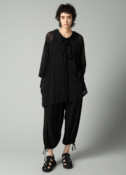 SHEER SINGLE JERSEY DRAPED UNBALANCE CD