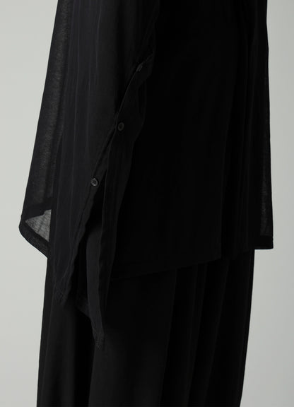 SHEER SINGLE JERSEY DRAPED UNBALANCE CD