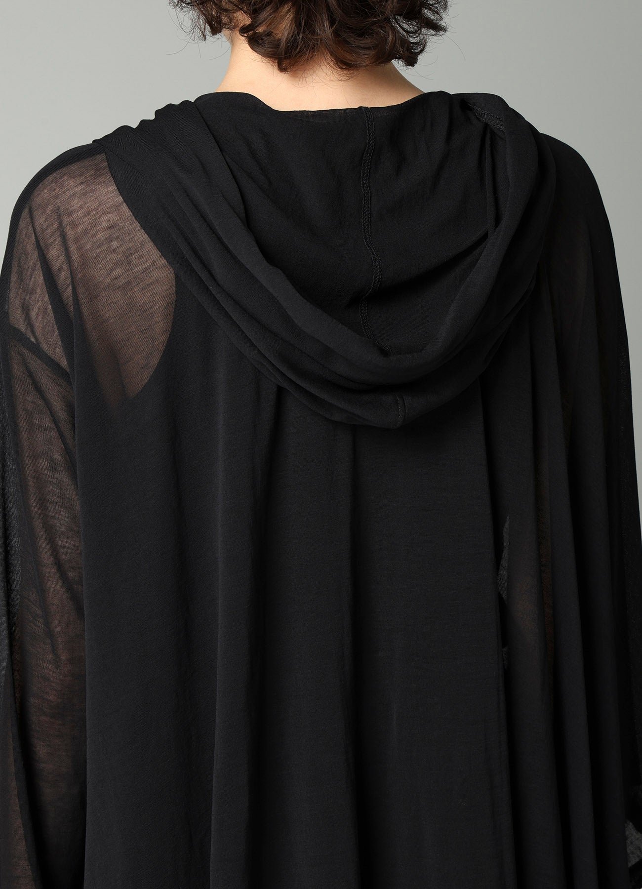 SHEER SINGLE JERSEY DRAPED UNBALANCE CD