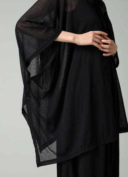 SHEER SINGLE JERSEY DRAPED UNBALANCE CD