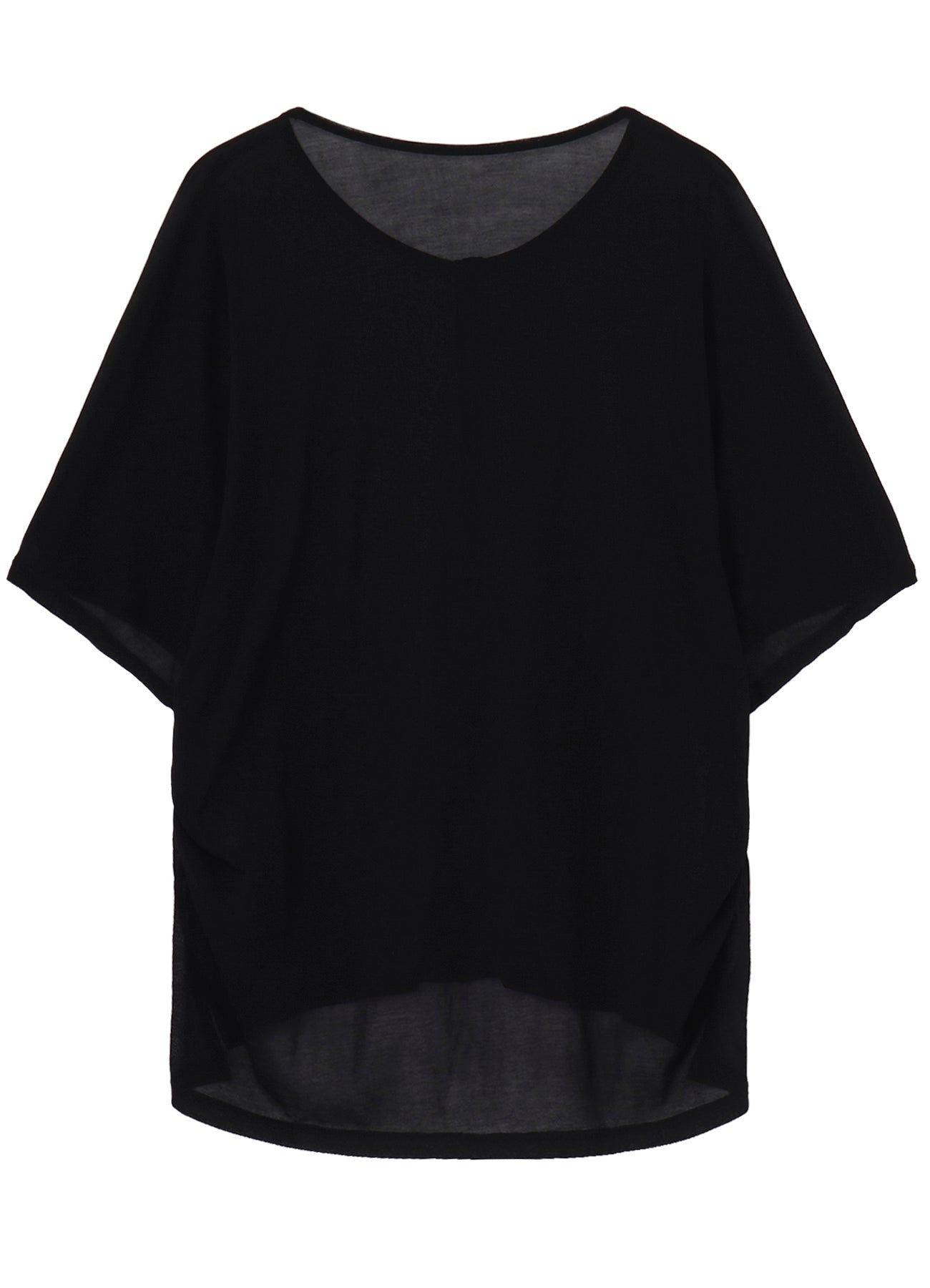 SHEER SINGLE JERSEY SHORT SLEEVE CARDIGAN – THE SHOP YOHJI YAMAMOTO