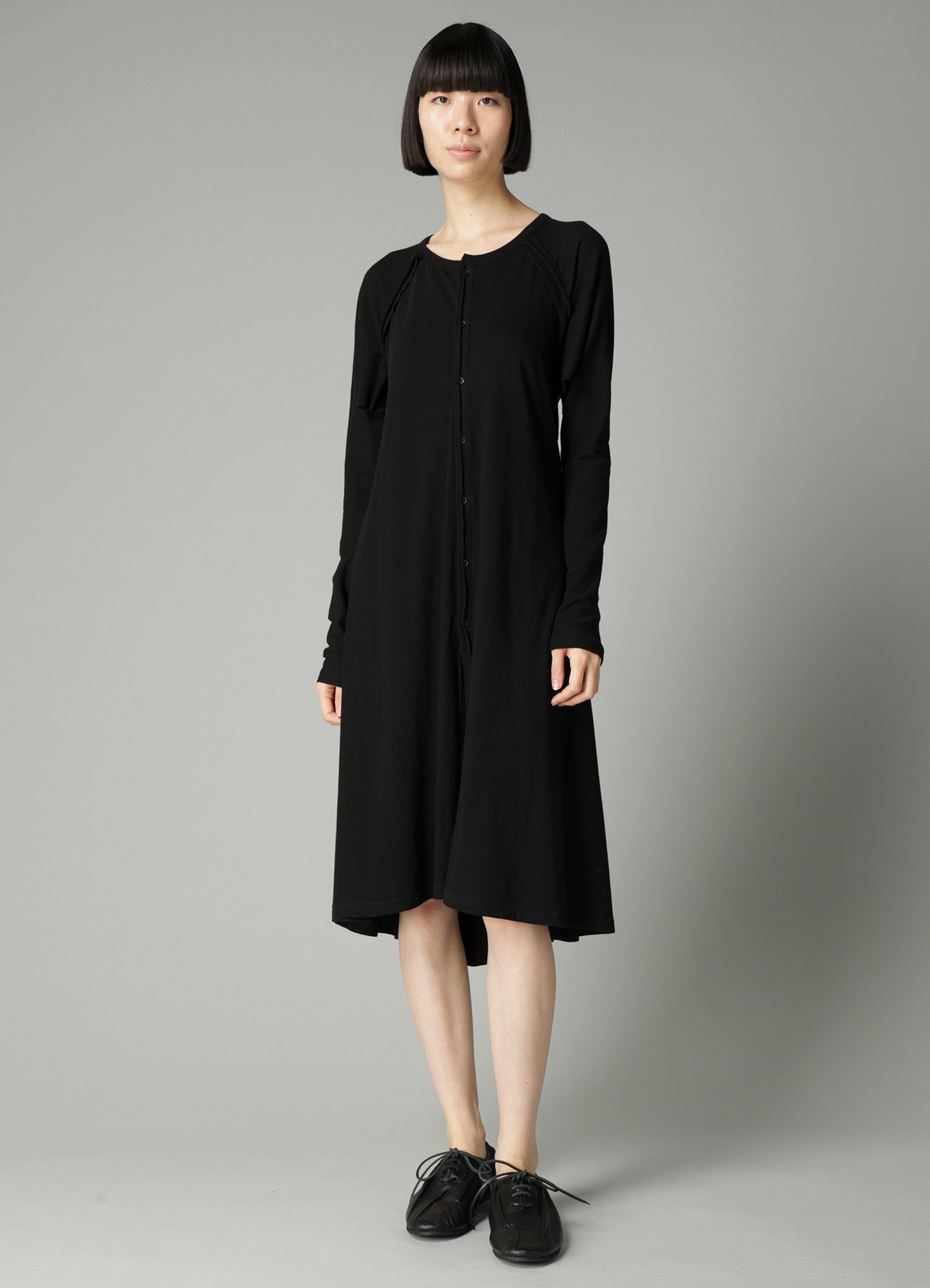LOW D JERSEY FLARE LONG CARDIGAN – THE SHOP YOHJI YAMAMOTO