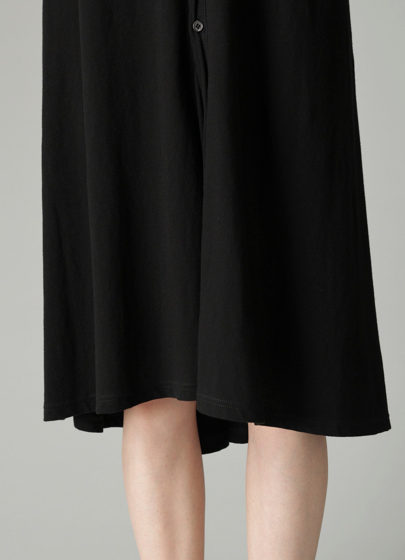 LOW D JERSEY FLARE LONG CARDIGAN