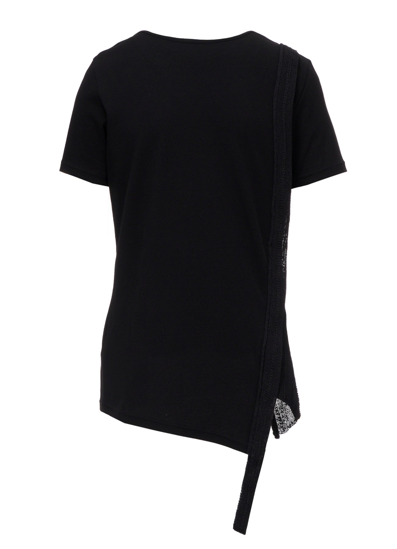 HIGH TWISTED MILANO RIB KNIT COMBI SHORT SLV T