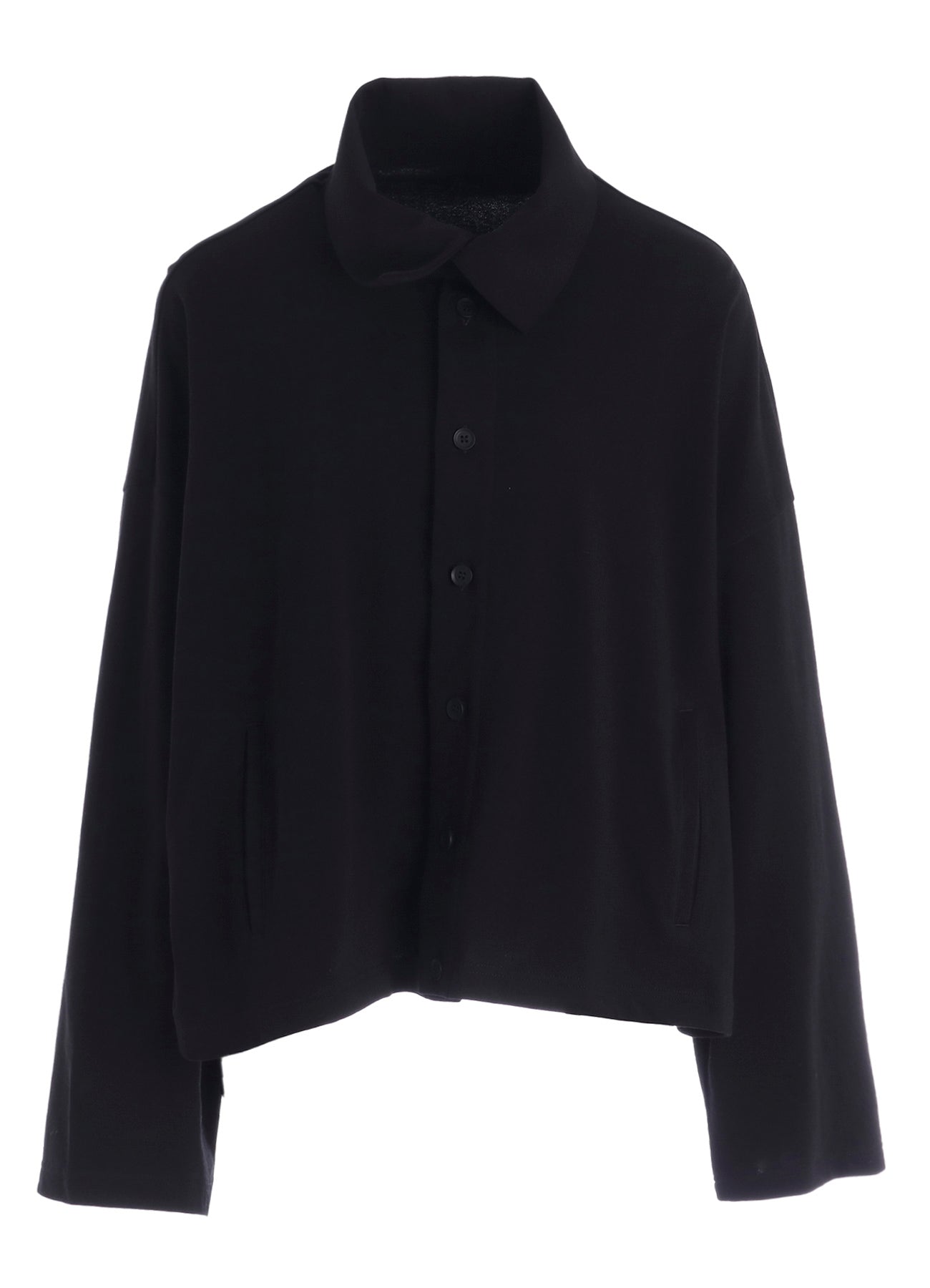 HIGH TWISTED FRENCH TERRY STAND COLLAR CARDIGAN – THE SHOP YOHJI