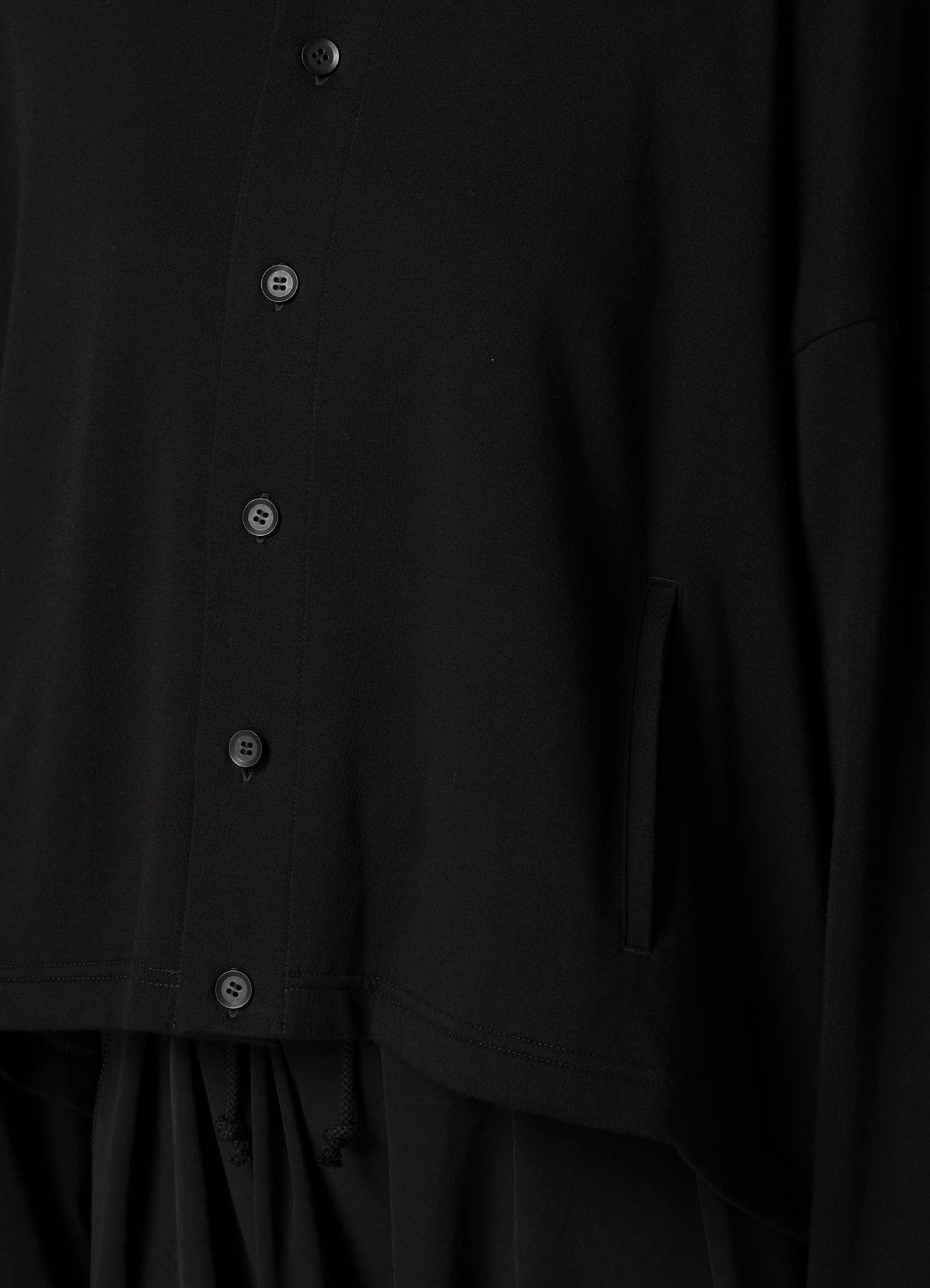 HIGH TWISTED FRENCH TERRY STAND COLLAR CARDIGAN – THE SHOP YOHJI