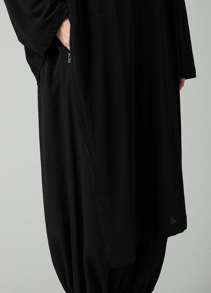 SOFT SINGLE JERSEY UNBALANCED LONG SLV T