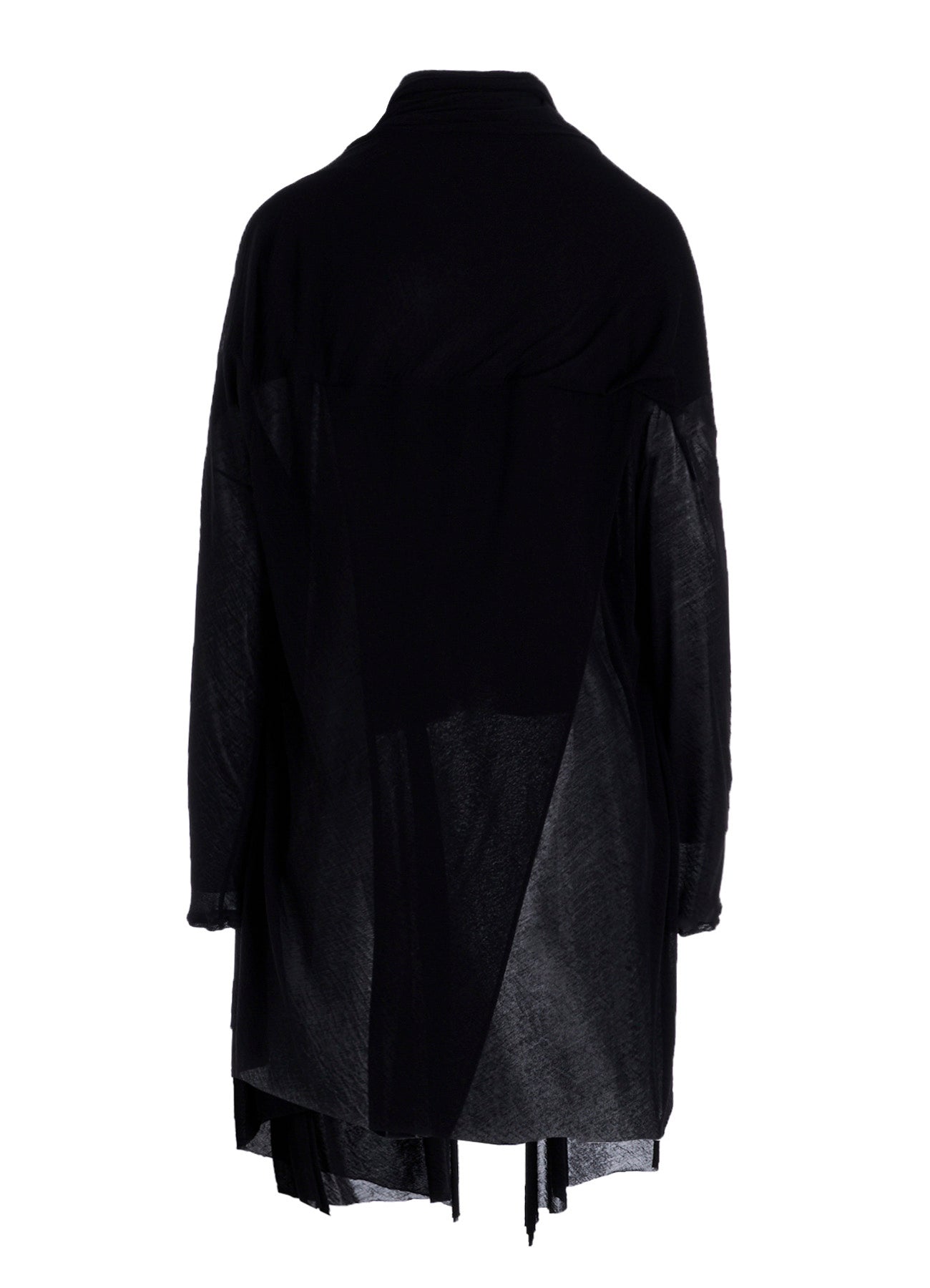 HIGH TWISTED SHEER JERSEY MULTI-WAY CARDIGAN – THE SHOP YOHJI YAMAMOTO