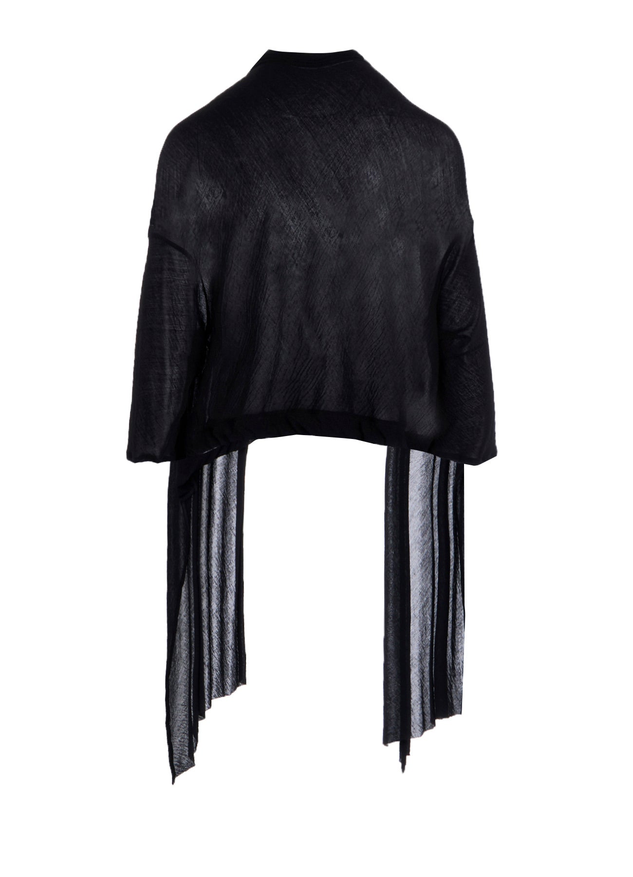 HIGH TWISTED SHEER JERSEY 3/4 SLEEEVE CARDIGAN – THE SHOP YOHJI