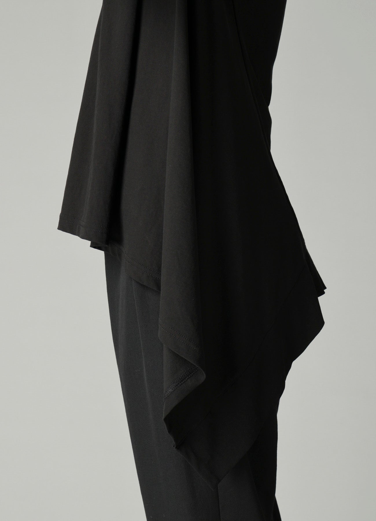 HIGH TWISTED SINGLE JERSEY GUSSET SHOULDER CARDIGAN