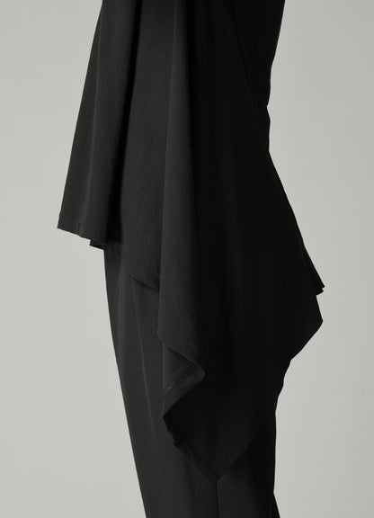 HIGH TWISTED SINGLE JERSEY GUSSET SHOULDER CARDIGAN