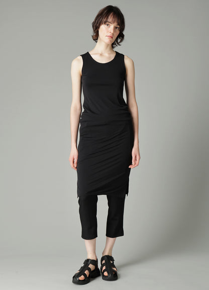 2WAY STRETCH JERSEY SLEEVELESS DRESS
