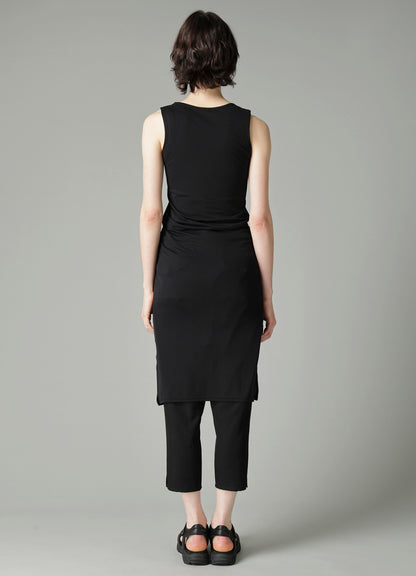 2WAY STRETCH JERSEY SLEEVELESS DRESS
