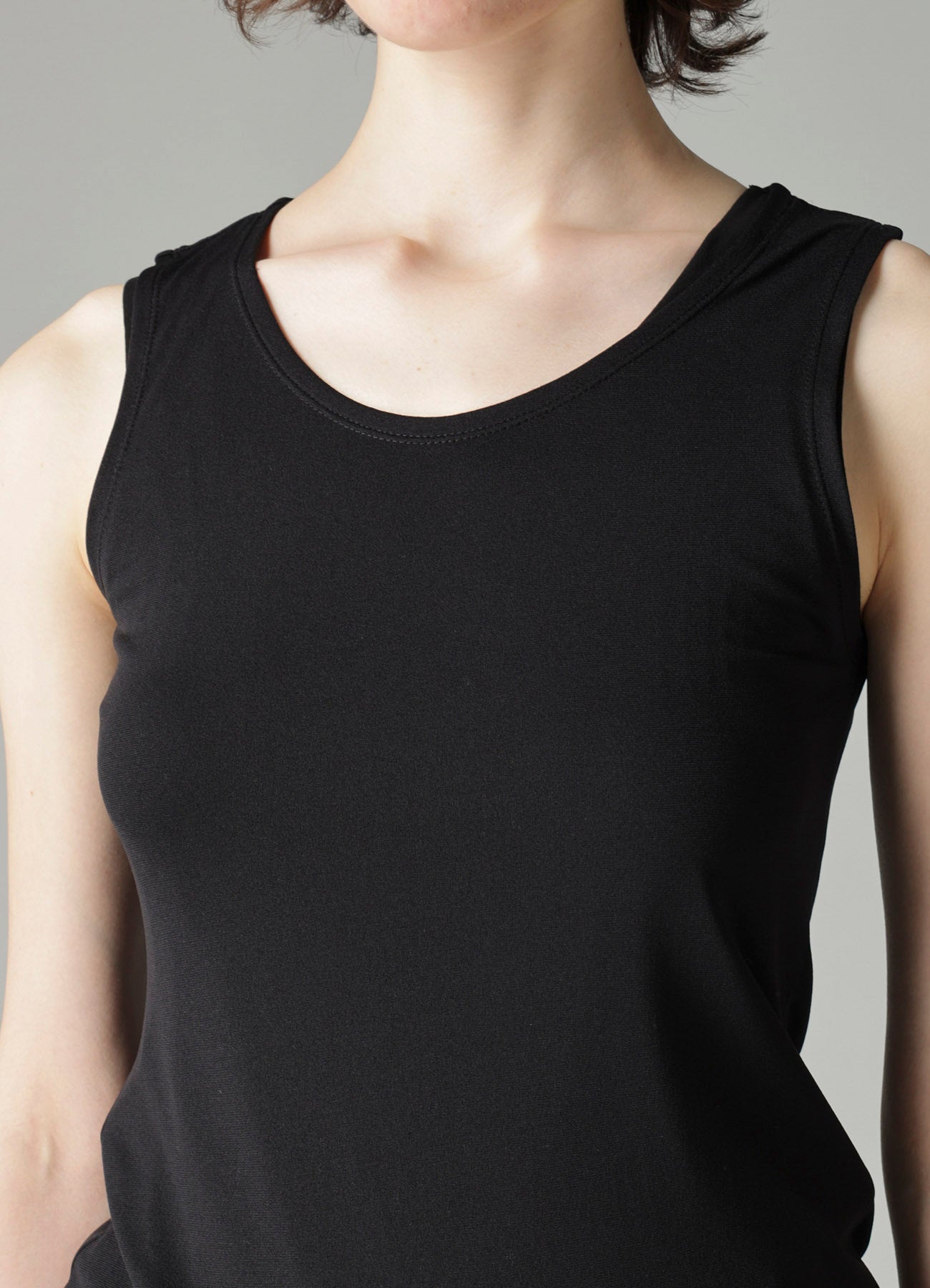 2WAY STRETCH JERSEY SLEEVELESS DRESS