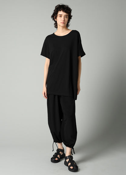 SOFT SINGLE JERSEY ASYMMETRIC SHORT SLV T A