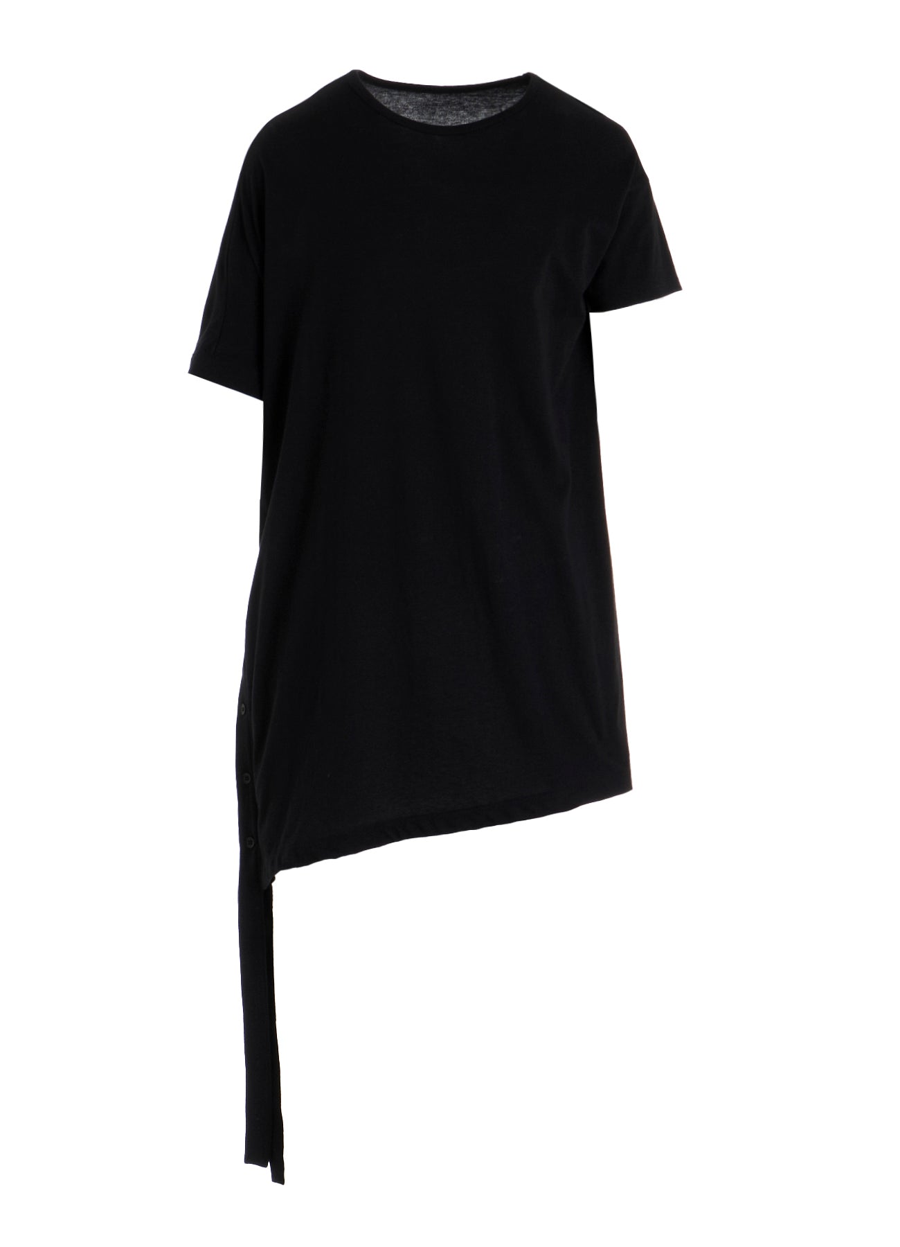 SOFT SINGLE JERSEY ASYMMETRIC SHORT SLV T B