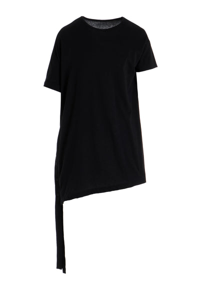 SOFT SINGLE JERSEY ASYMMETRIC SHORT SLV T B