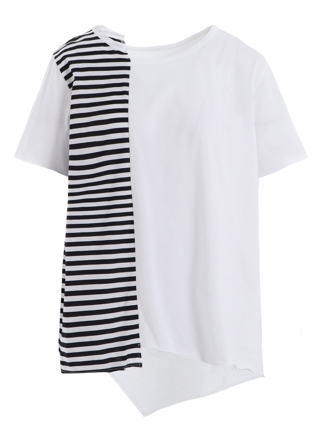 SILKET JERSEY PATTERN COMBI SHORT SLV T – THE SHOP YOHJI YAMAMOTO