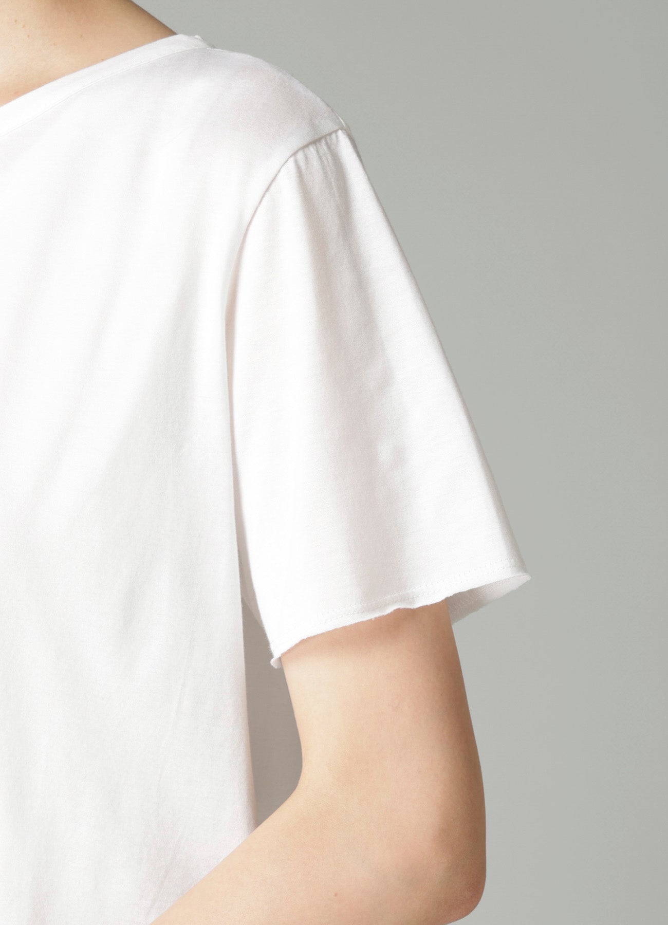 SILKET JERSEY PATTERN COMBI SHORT SLV T – THE SHOP YOHJI YAMAMOTO