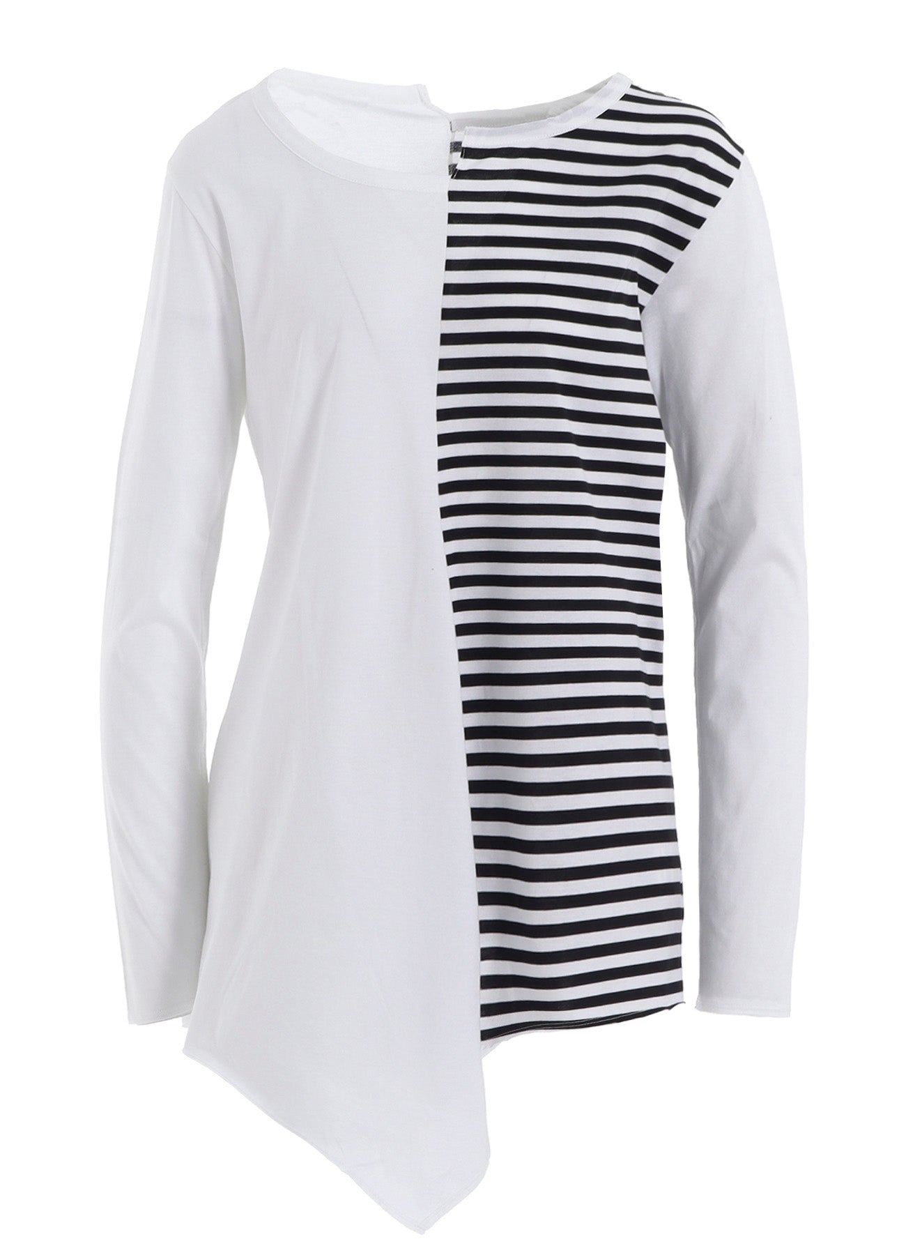 SILKET JERSEY PATTERN COMBI LONG SLV T – THE SHOP YOHJI YAMAMOTO