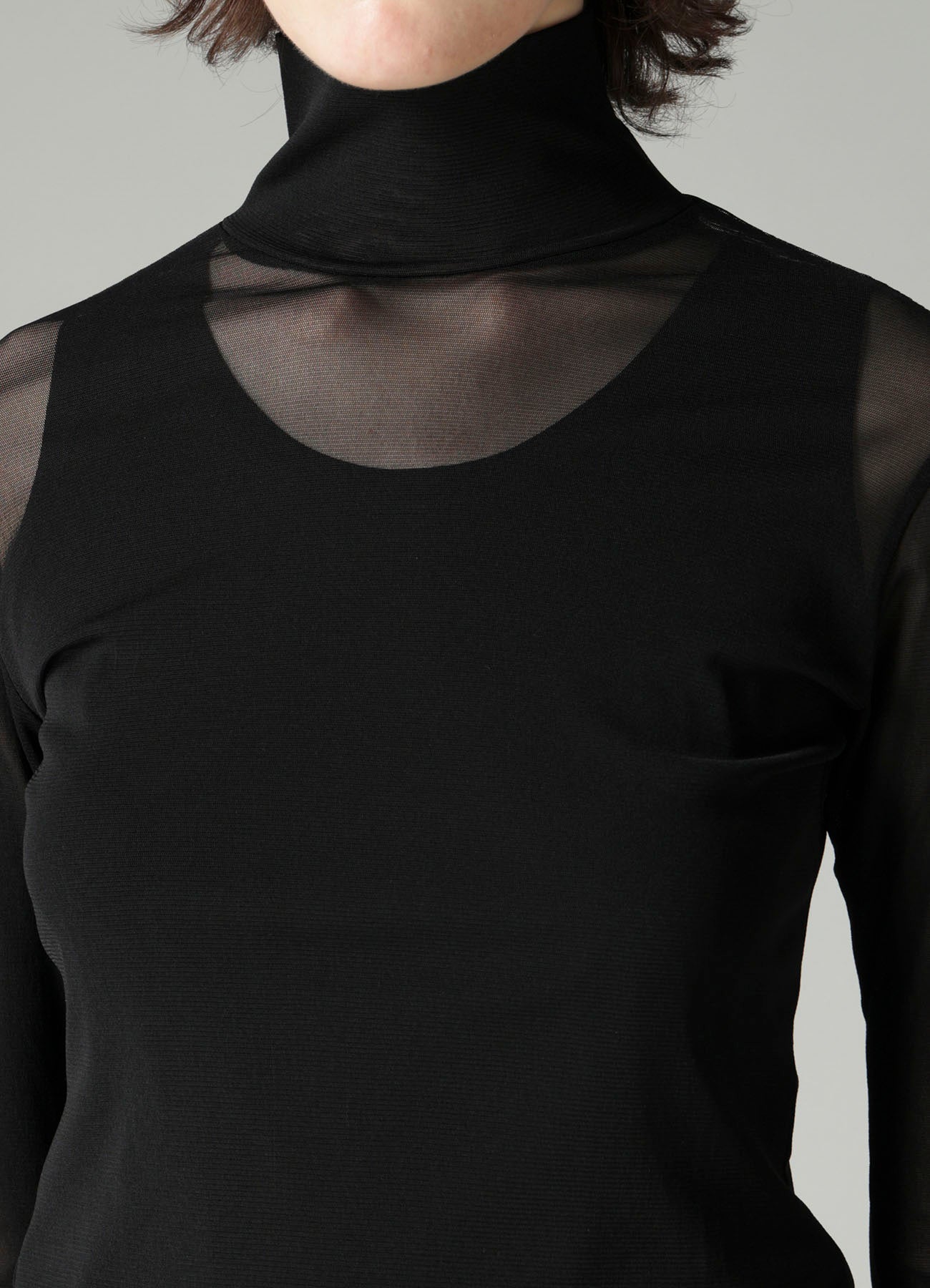 Ny TULLE SLIM BINDER HIGHNECK T