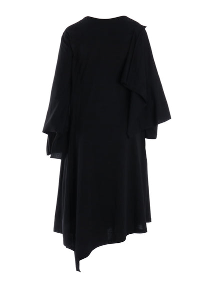 COTTON SINGLE JERSEY HAND WRITING PT DRESS