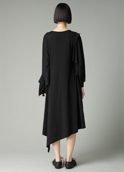 COTTON SINGLE JERSEY HAND WRITING PT DRESS