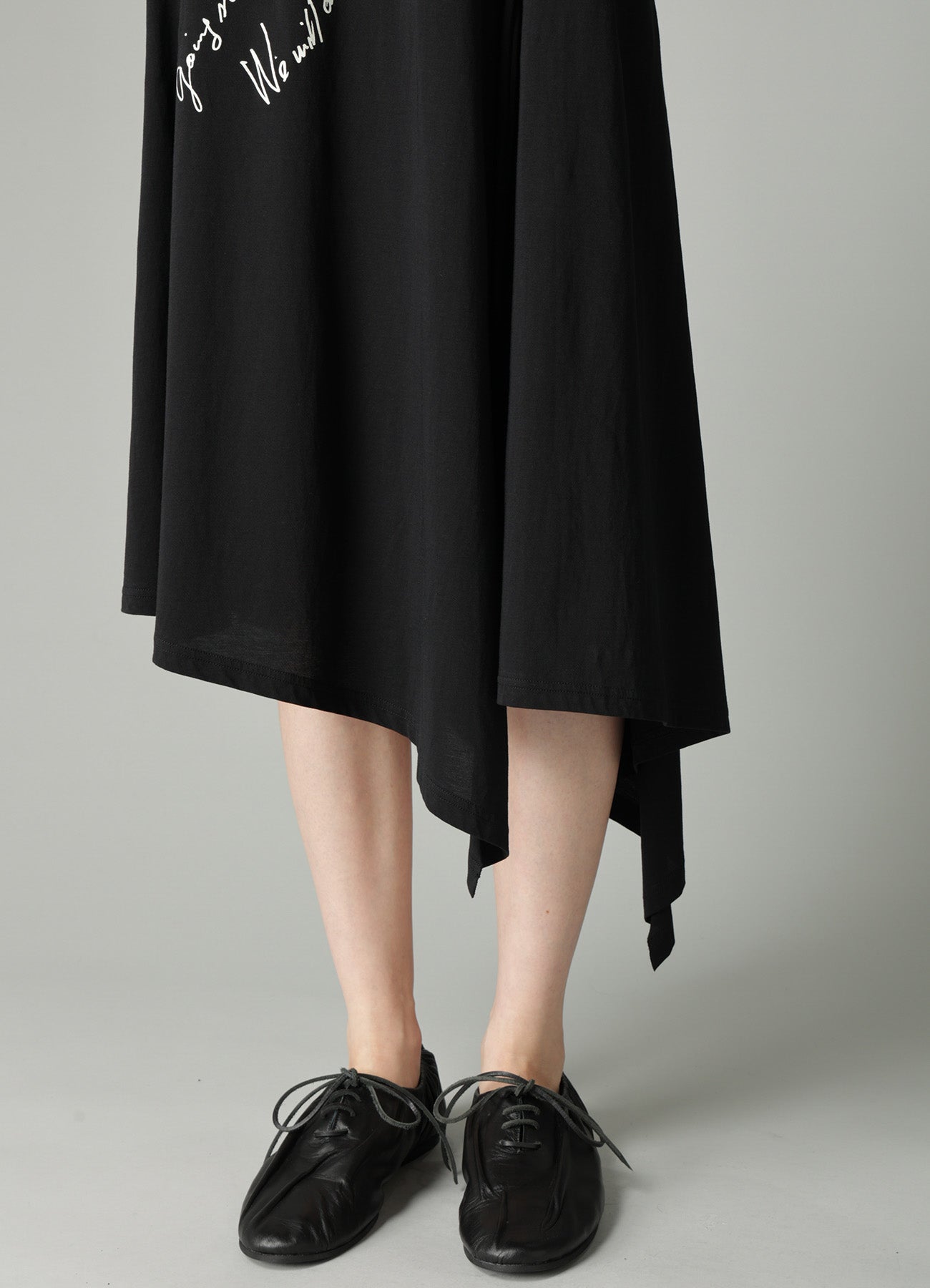 COTTON SINGLE JERSEY HAND WRITING PT DRESS