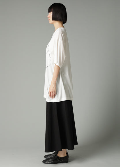 COTTON SINGLE JERSEY SWIRL YY SHORT SLV T