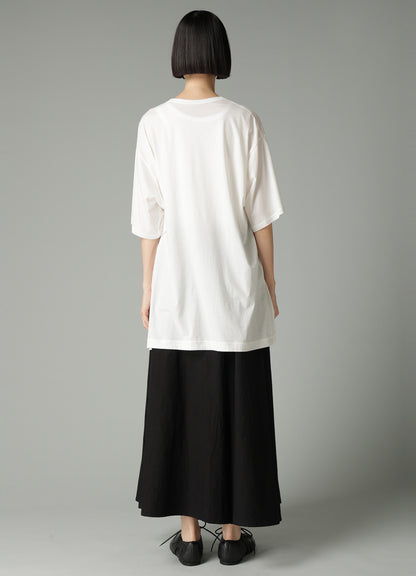 COTTON SINGLE JERSEY SWIRL YY SHORT SLV T