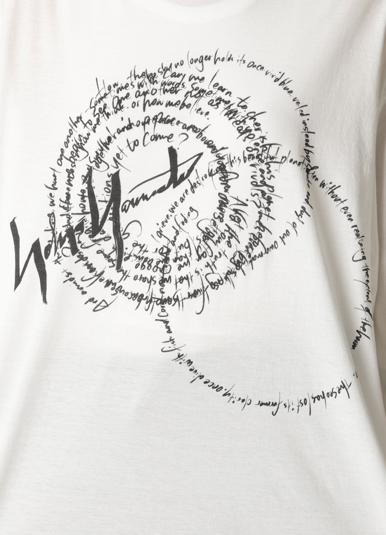 COTTON SINGLE JERSEY SWIRL YY SHORT SLV T