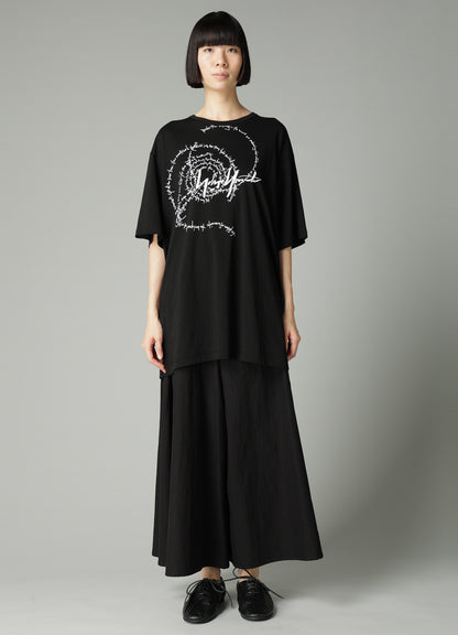 COTTON SINGLE JERSEY SWIRL YY SHORT SLV T