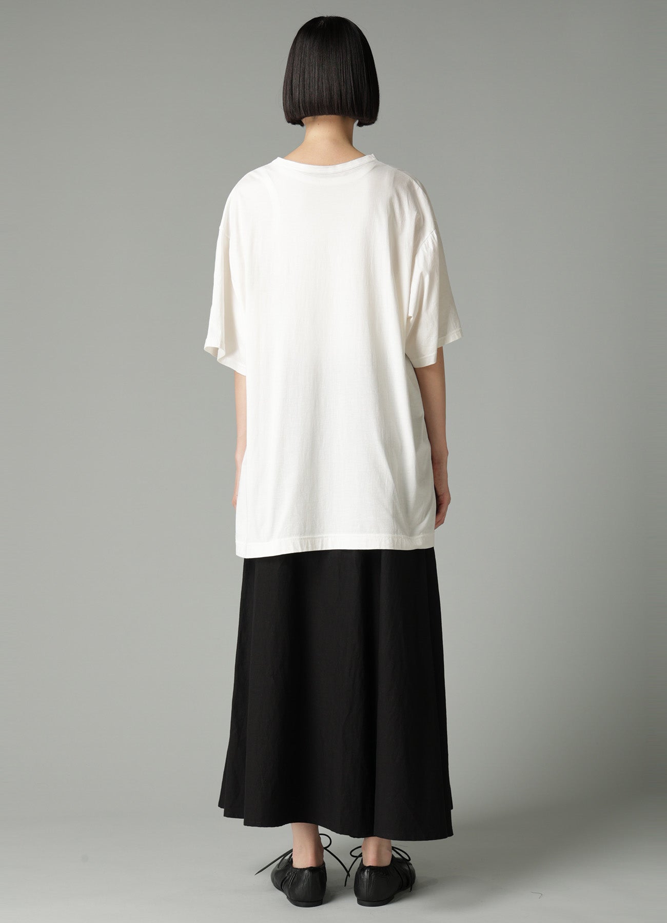 COTTON SINGLE JERSEY HAND WRITING PT SHORT SLV T – THE SHOP YOHJI