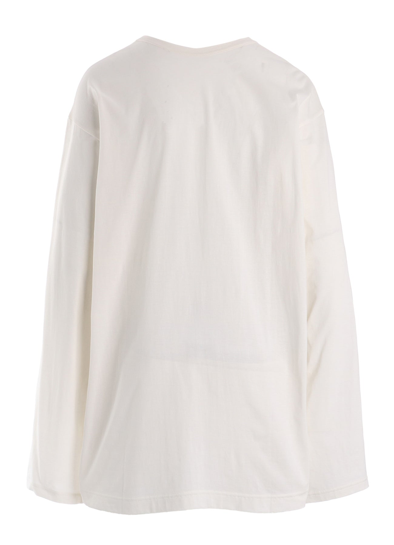 COTTON SINGLE JERSEY HAND WRITING PT LONG SLV T