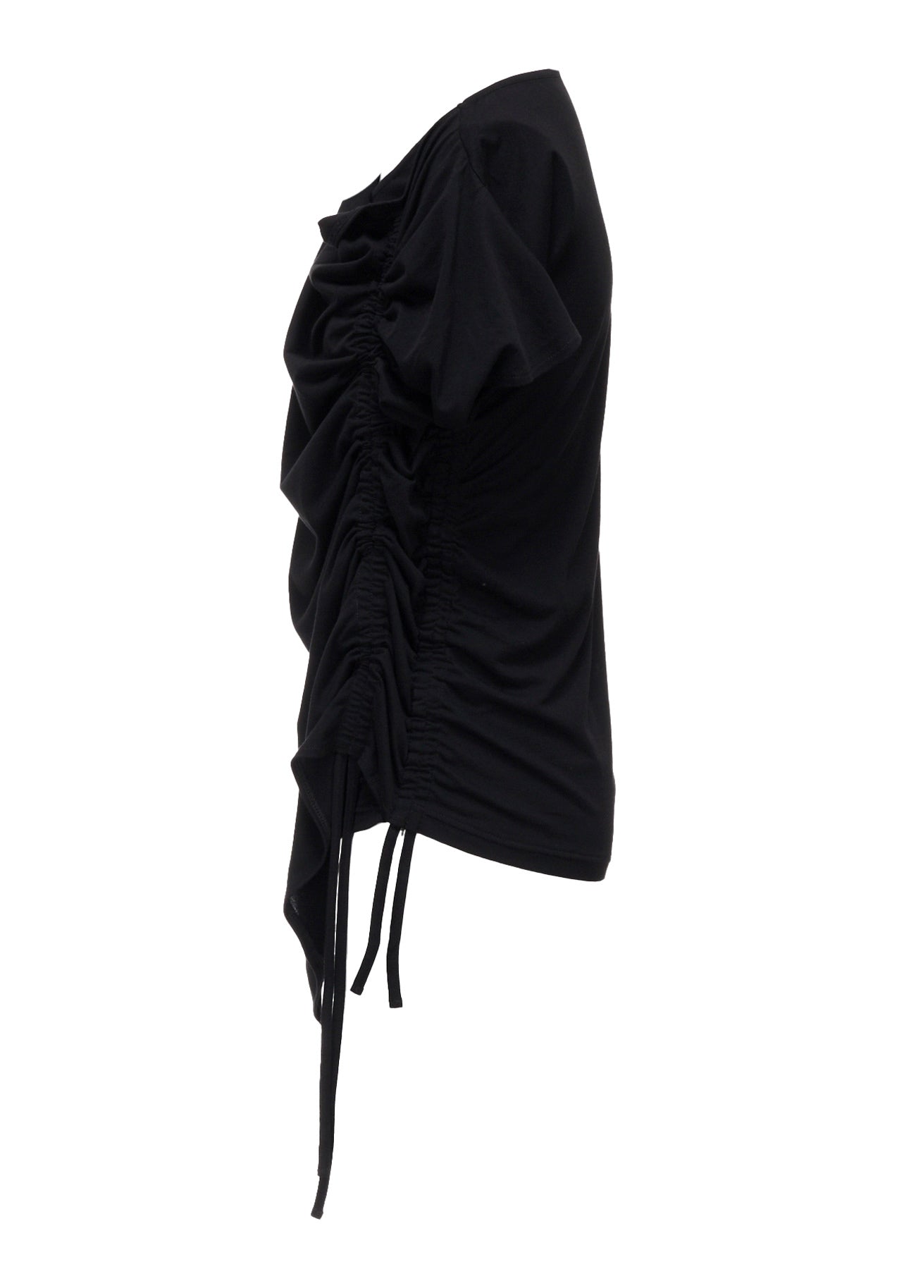 SHORT-SLEEVE DRAWSTRING TOP