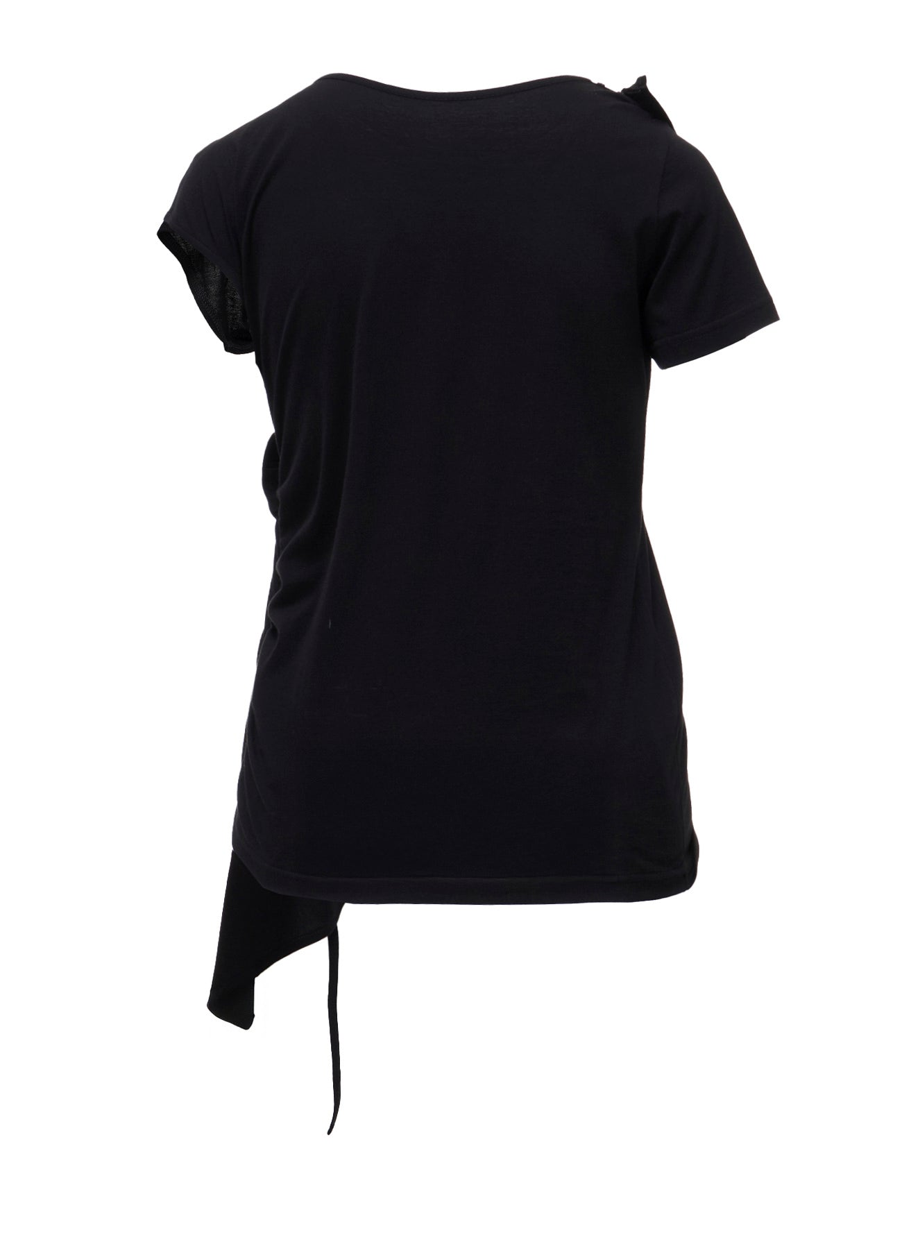 SHORT-SLEEVE DRAWSTRING TOP
