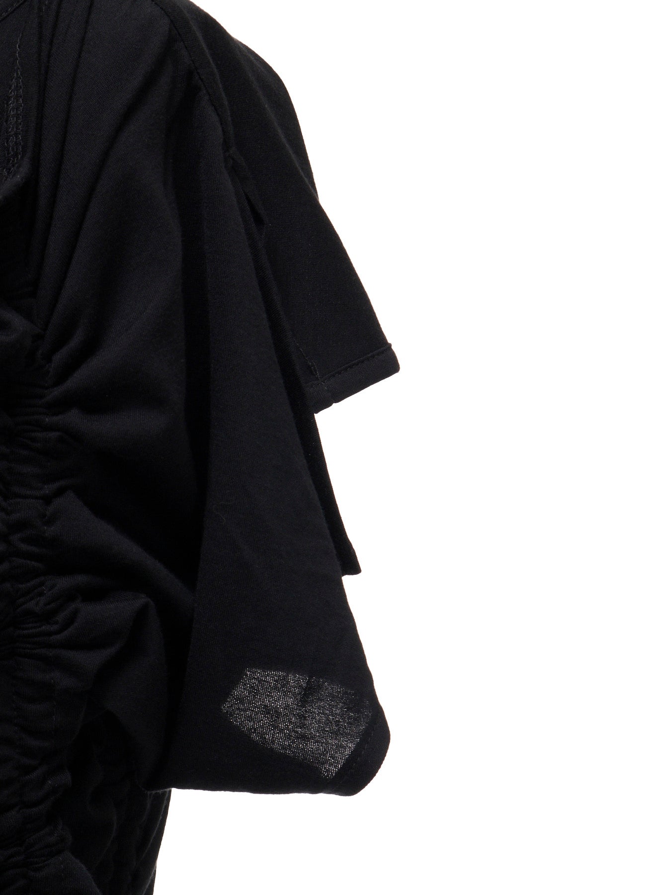 SHORT-SLEEVE DRAWSTRING TOP