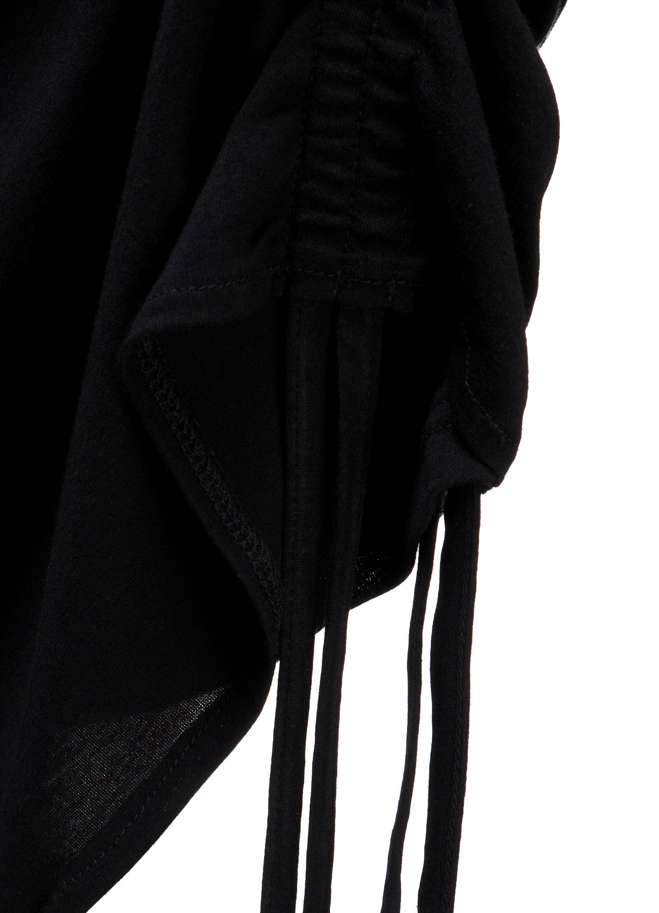 SHORT-SLEEVE DRAWSTRING TOP