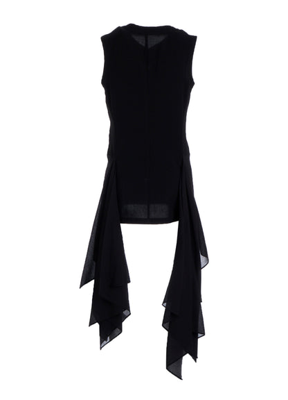 Ry/Li TROPICAL DRAPE D ZIP VEST