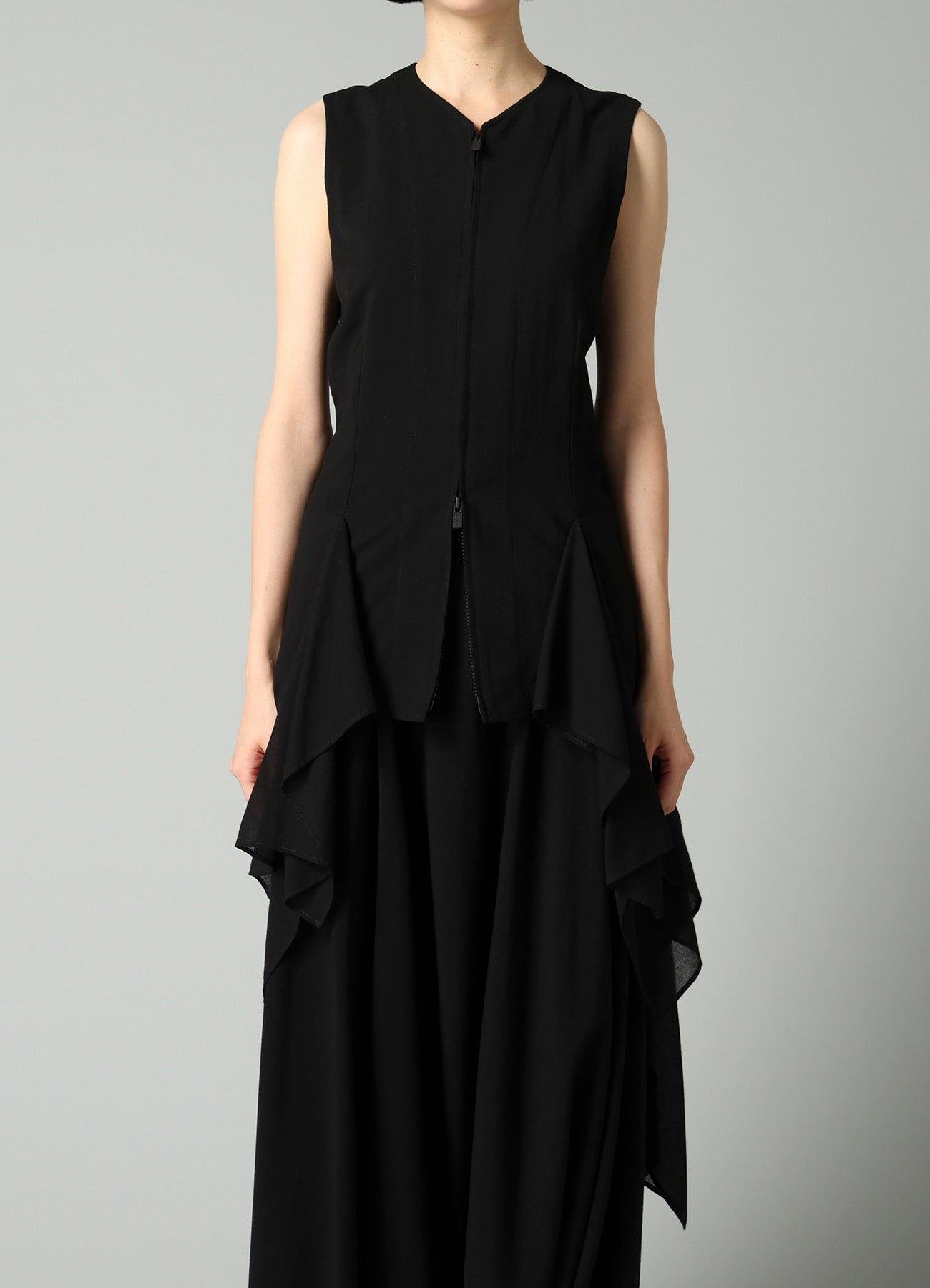 トップス YOHJI YAMAMOTO CORDUROI VEST WOOL GABARDINE 7-BUTTON VEST – THE SHOP YOHJI YAMAMOTO