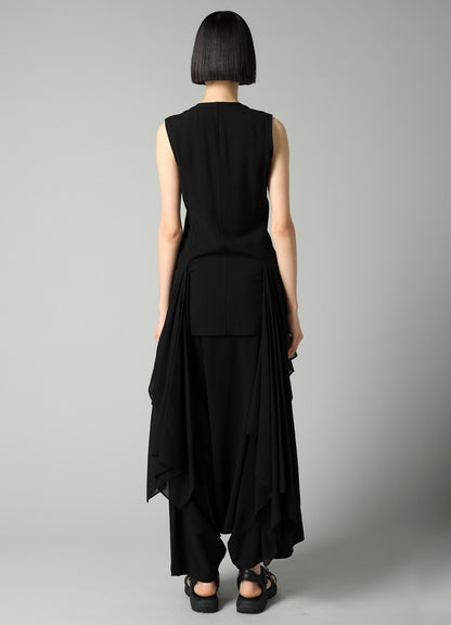 Ry/Li TROPICAL DRAPE D ZIP VEST