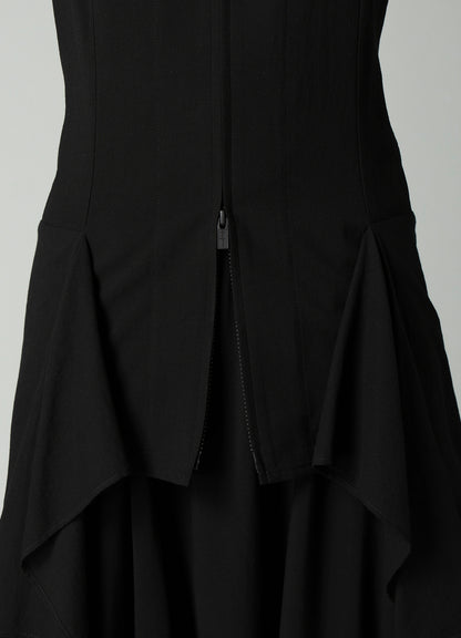 Ry/Li TROPICAL DRAPE D ZIP VEST
