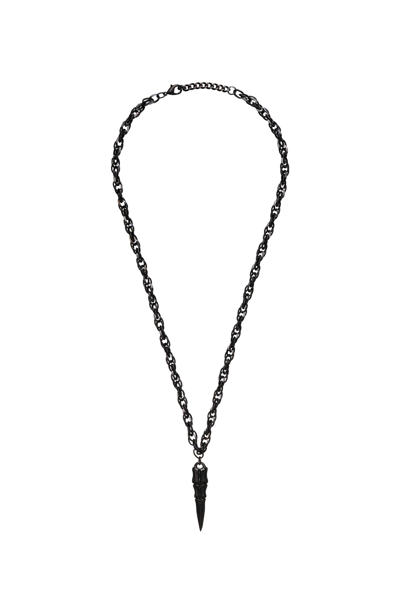 BRASS GUN METAL VENOM PENDANT