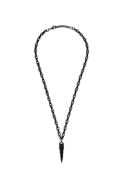 BRASS GUN METAL VENOM PENDANT