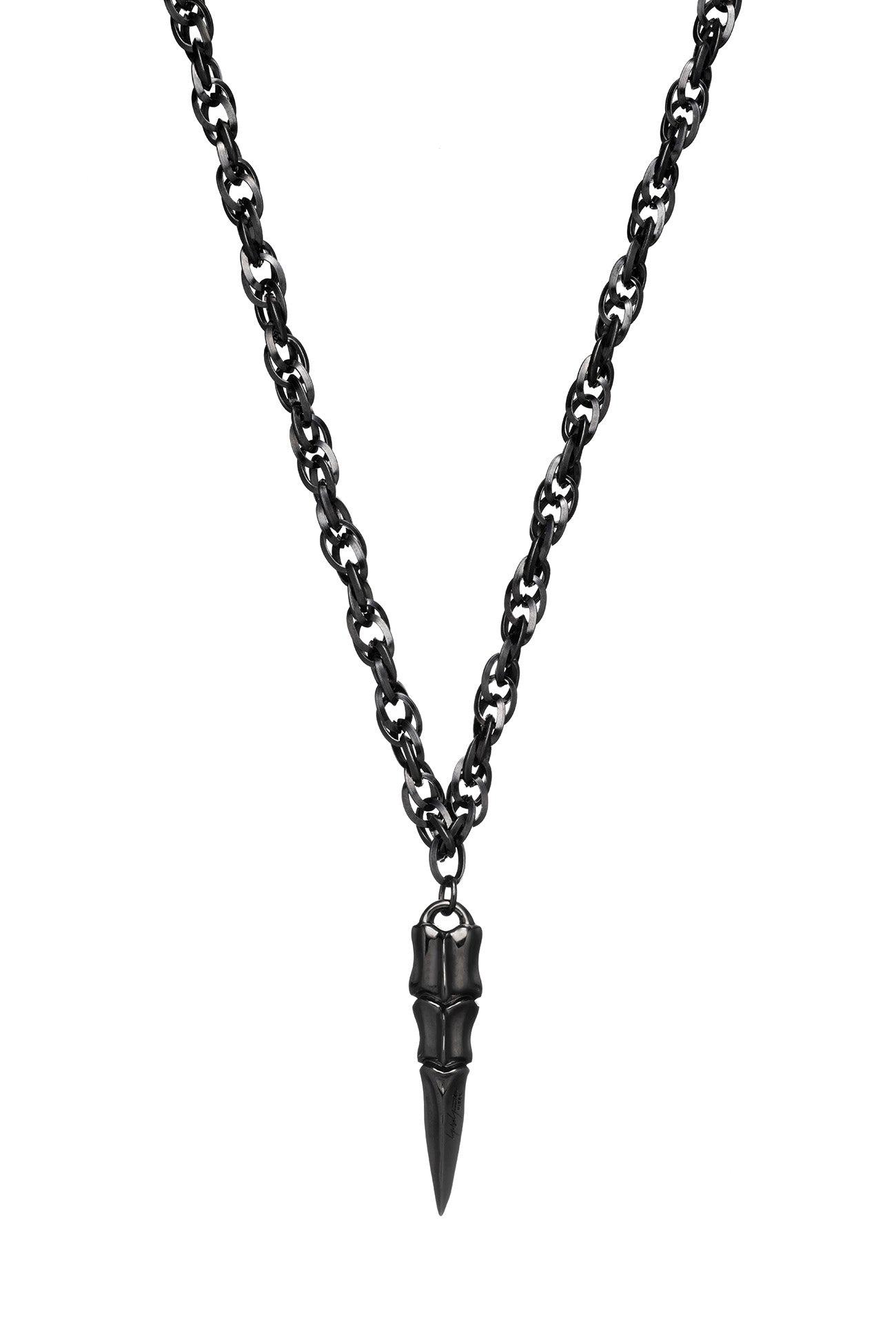 BRASS GUN METAL VENOM PENDANT