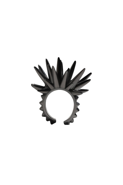 SV/BK RUTHENIUM SPIKE RING