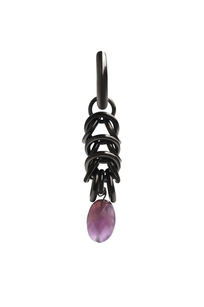 BRASS GM/AMET PUNKMAIL EARRING