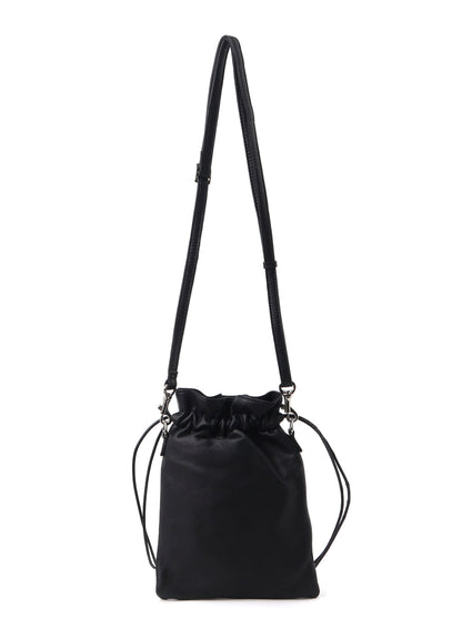GARMENT LEATHER DRAWSTRING POUCH S