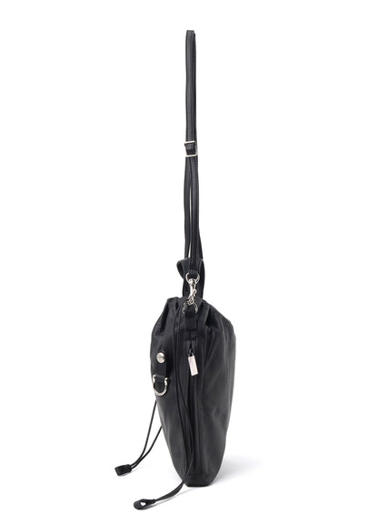 GARMENT LEATHER DRAWSTRING POUCH M